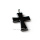 Cross Hematite Clasp Pendant Magnetic Necklace